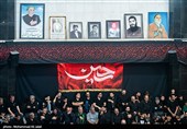 عزاداری ورزشکاران زورخانه ای و کشتی پهلوانی در قم
