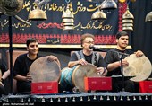 عزاداری ورزشکاران زورخانه ای و کشتی پهلوانی در قم