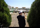 بازدید خبرنگاران همدان از تصفیه خانه فاضلاب همدان