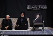 اولین شب مراسم عزاداری ماه محرم در جوار محل عروج ملکوتی قائد شهید انقلاب اسلامی