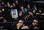 اولین شب مراسم عزاداری ماه محرم در جوار محل عروج ملکوتی قائد شهید انقلاب اسلامی