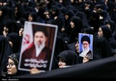 اولین شب مراسم عزاداری ماه محرم در جوار محل عروج ملکوتی قائد شهید انقلاب اسلامی