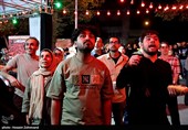 تماشای فوتبال ایران بلژیک در بوستان مریم مقدس