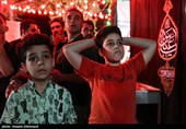 تماشای فوتبال ایران بلژیک در بوستان مریم مقدس