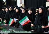 اجتماع بزرگ دخترانه "من دختر حسینم" در زنجان 