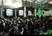 اجتماع بزرگ دخترانه "من دختر حسینم" در زنجان 