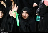اجتماع بزرگ دخترانه "من دختر حسینم" در زنجان 
