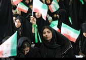 اجتماع بزرگ دخترانه "من دختر حسینم" در زنجان 