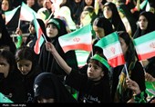 اجتماع بزرگ دخترانه "من دختر حسینم" در زنجان 