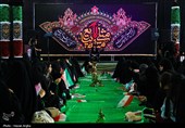 اجتماع بزرگ دخترانه "من دختر حسینم" در زنجان 