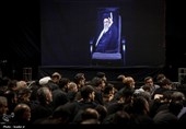 دومین شب از مراسم عزاداری محرم از طرف رهبر انقلاب در جوار محل عروج قائد شهید