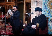 روضه خوانی آیت‌الله عاملی در سوگ سیدالشهدا(ع)