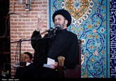 روضه خوانی آیت‌الله عاملی در سوگ سیدالشهدا(ع)