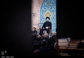 روضه خوانی آیت‌الله عاملی در سوگ سیدالشهدا(ع)
