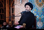 روضه خوانی آیت‌الله عاملی در سوگ سیدالشهدا(ع)
