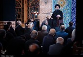 روضه خوانی آیت‌الله عاملی در سوگ سیدالشهدا(ع)