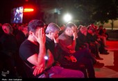 مراسم عزاداری شب هشتم محرم در هیئت محبان ثارالله شیراز