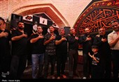 مراسم عزاداری شب هشتم ماه محرم در زنجان