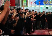 مراسم عزاداری شب هشتم ماه محرم در زنجان