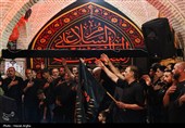 مراسم عزاداری شب هشتم ماه محرم در زنجان