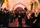 مراسم عزاداری شب هشتم ماه محرم در زنجان