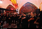 مراسم عزاداری شب هشتم ماه محرم در زنجان