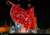 حال‌وهوای حرم بانوی کرامت در شب هشتم محرم