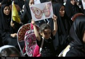مراسم رونمایی از یادمان شهیدان مدرسه شجره طیبه میناب - همدان