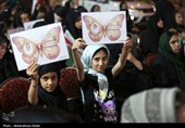 مراسم رونمایی از یادمان شهیدان مدرسه شجره طیبه میناب - همدان