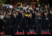 مراسم رونمایی از یادمان شهیدان مدرسه شجره طیبه میناب - همدان