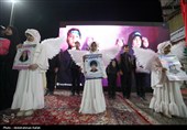 مراسم رونمایی از یادمان شهیدان مدرسه شجره طیبه میناب - همدان