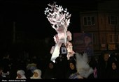مراسم رونمایی از یادمان شهیدان مدرسه شجره طیبه میناب - همدان
