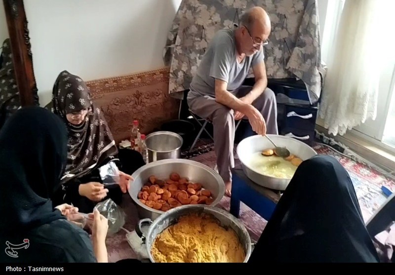 کاکای نذری؛ طعم شیرین ارادت بانوان جسیدان به سیدالشهدا(ع)