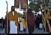 برگزاری مراسم خیمه‌کوبی در نوش‌آباد از نگاه دوربین تسنیم