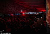 مراسم عزاداری شب تاسوعای حسینی در هیات خادمان مهدی (عج)قزوین