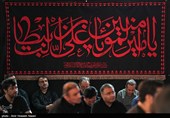 مراسم عزاداری شب تاسوعای حسینی در هیات خادمان مهدی (عج)قزوین