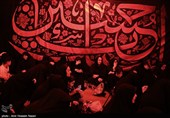 مراسم عزاداری شب تاسوعای حسینی در هیات خادمان مهدی (عج)قزوین