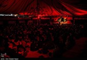 مراسم عزاداری شب تاسوعای حسینی در هیات خادمان مهدی (عج)قزوین