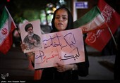 مراسم عزاداری شب تاسوعای حسینی در هیات خادمان مهدی (عج)قزوین