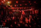 مراسم عزاداری شب تاسوعای حسینی در هیات خادمان مهدی (عج)قزوین