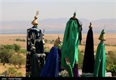 آئین سنتی علم گردانی در روستای درسجین شهرستان ابهر