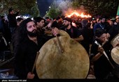 آئین سنتی مشعل گردانی نجفی‌های مقیم قم