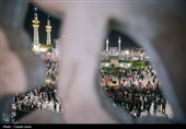 آیین علم‌گردانی هیئت‌های مذهبی مشهد در حرم مطهر رضوی