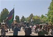عزاداری گنابادی ها در چهارمین حریم رضوی کشور