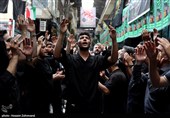 عزاداری تاسوعای حسینی در بازار بزرگ تهران