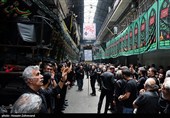 عزاداری تاسوعای حسینی در بازار بزرگ تهران