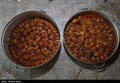 آیین سنتی توزیع نذری در روستای اراضی -اصفهان