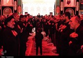 عزاداری روز تاسوعا در حرم حضرت معصومه(س)