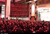عزاداری روز تاسوعا در حرم حضرت معصومه(س)