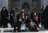 پیاده‌روی جاماندگان تشییع امام شهید در اردبیل